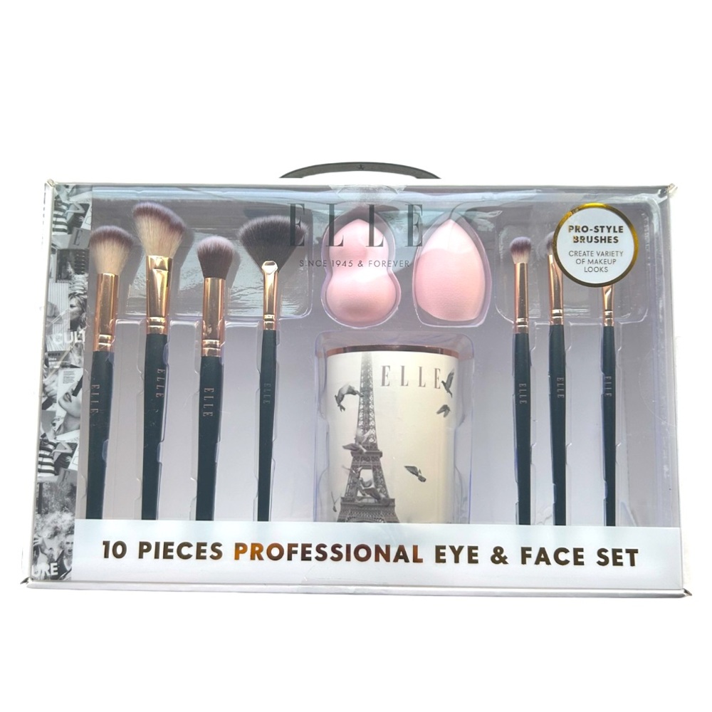 Elle 10pc Professional Makeup Set